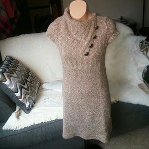 Maurices sweater dress with asymmetrical collar